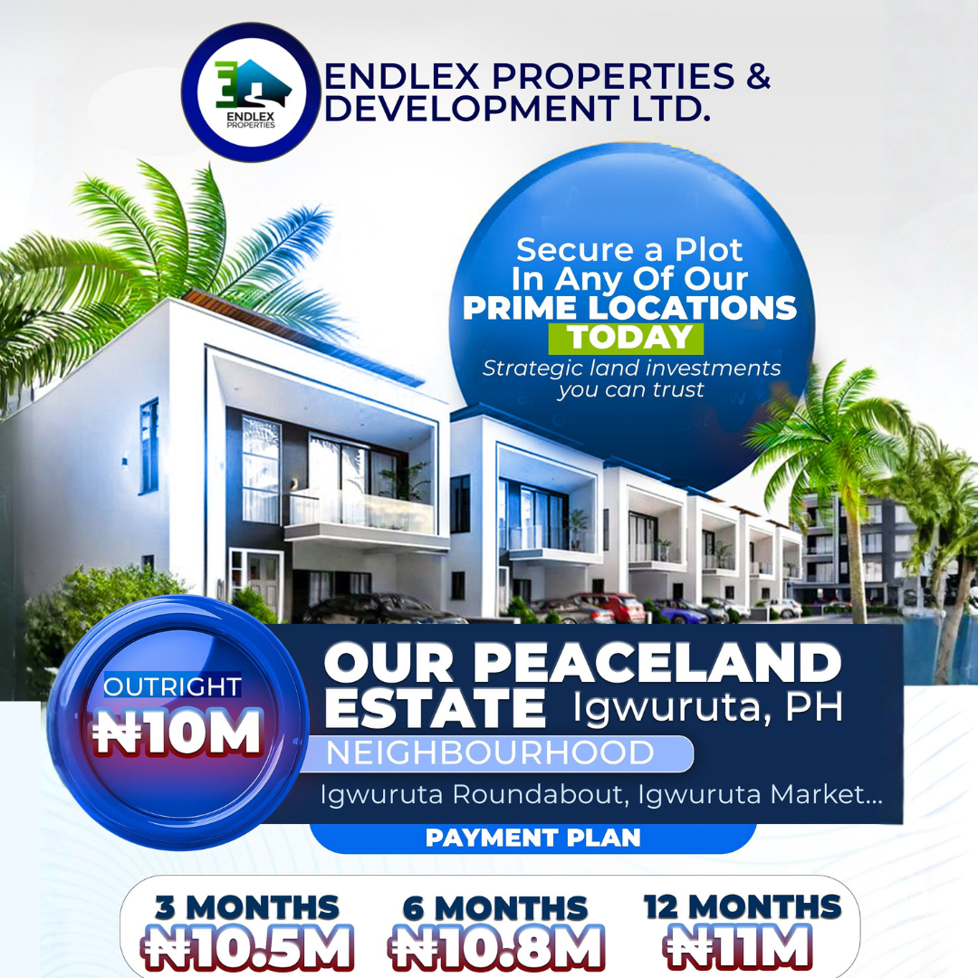 Peaceland Estate Igwuruta Port Harcourt